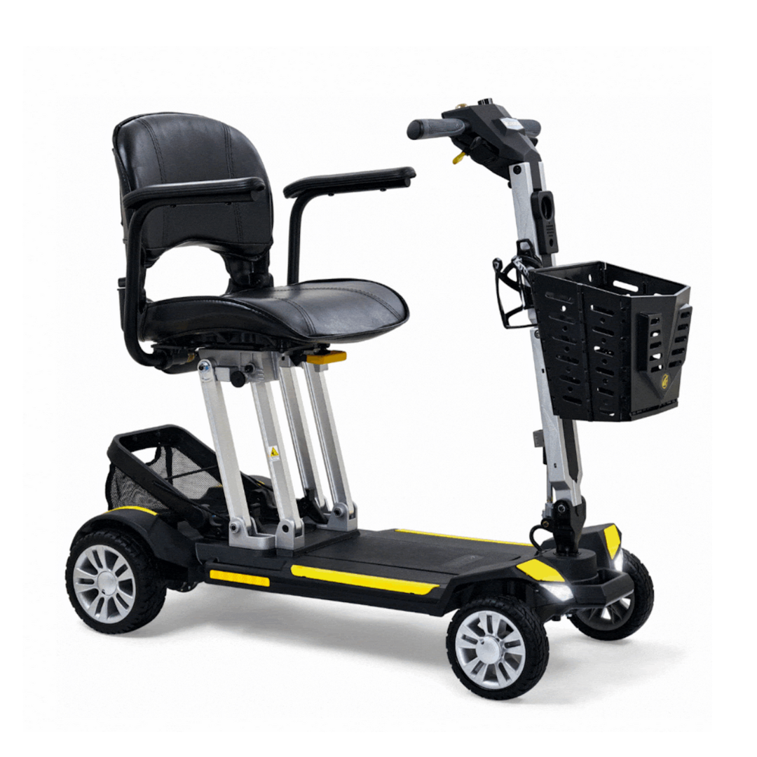 Golden Tech GB120 Buzzaround Carry-On Folding Airline Approved Travel Scooter - Blowout Sale - Senior.com Scooters